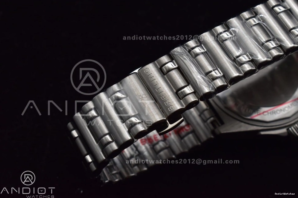 A SS 529 Chronomat Factory Dial Best Automatic SoftTouch GMT Bracelet 40mm 1:1 Edition BLS on Breitling Grey 0715